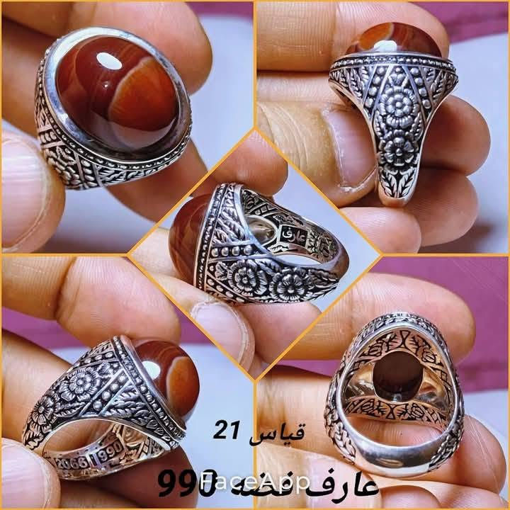 خواتم تحف جمال ودلال
بيهن ٣ عارف فضه 990
وبيهن ٢ صياغه يدويه 
وبيهن ١ صياغه رحمان
وبيهن ١ فيروز نيشابوري 
شلعتهن ابيعهن  
شي يشيل شي على 90 القطعة الوحده مابيع مفرد كلهن سوه
عندي ضرف صار وأريد ابيعهن ومو سعرهن 
*********** واتساب انا مكلف بالنشر

نص مكتوب في الصور:
- قیاس 20
- FaceApp
- عارف فضه 990
- قیاس 21 عارف فضه 990
- عارف 990
- قياس 17
- كرزي
- قياس 22
- قياس 23
- يشم
- قياس 20 / 21 يشم
- قياس 23 يشم