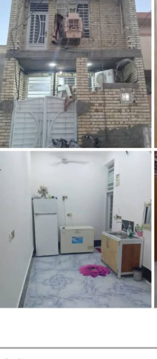السلام عليكم بيت للبيع 50 متر الارضيه رفت بناء حديث طابوك  ستقبال + صاله + مطبخ + غرفتين نوم 3 حمامات الواجه 4/65والنزال 10/70 شارع عرض 8 طريق بغداد عمود 35 الاستفسار ***********
