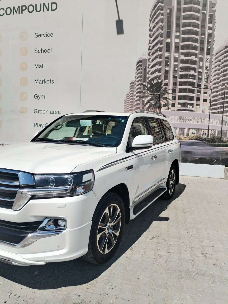 تحيه طيبه

لاندگروز 2020.    ساز اصل GXR

السيارح احله من الصور بالحقيقة جديده 
فول مواصفات 1/1

1-فتحه سقف

 2-بصمه تشغيل🫆 

3-حساس خلفي وامامي

4-ثلاجه 🌬️

5-كراسي كهرباء 2

6-تشغيل عن بعد

7-شاشات خلفية

8-   8  ايرباك

9-دفع رباعي

10-رقم بغداد بأسمي تحويل مباشر

حجم المحرك  4000  V6

ملاحظه السياره كفاله عامه من كلشي حته من الشخط جديده جدآ

مكان السياره بغداد الغزاليه

ملاحظه 🛑 اكتب تم يوصلك السعر النهائي

للاستفسار الاتصال ***********
