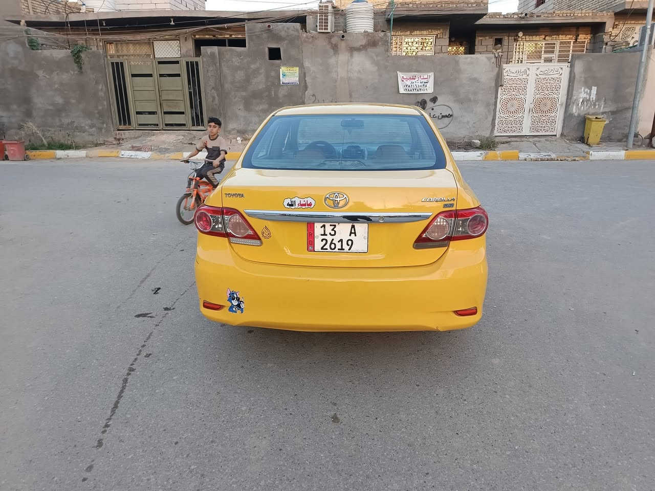 كورلا مديل ٨محدثه ١٣  وارد خليجي سياره حلوه مال  تكسي عنوان ناصريه مركز شموخ  مكلف بنشررقم صاحب سياره ***********
