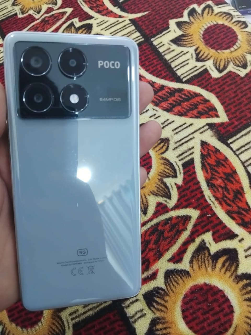 بوكو X6 برو 5G • ٥١٢ • رمادي