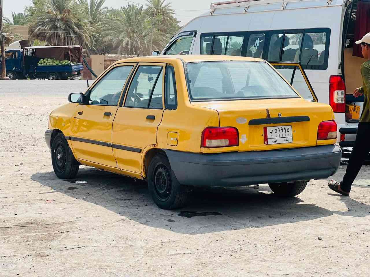 🚗 للبيع: سايبا 2012 (لون أصفر) 🚗
 الرقم والأصوليات: رقم بغداد (مشروع وطني - تداور بأي محافظة)، أصولية وسنوية غير ساقطة، المداورة ثاني يوم مباشرة.
 الموقف المالي: مصفّرة هيئة وغرامات بالكامل.
 المحرك والكهربائيات: إدامة حديثة للمحرك، كهربائيات فول كاملة (إشارات، لايت عالي وناصي، بك لايت).
 الحدادية والإطارات: حدادية جديدة، ديسكات وفلنجات جدد، باتري جديد ماركة معروفة (مشدود قبل أسبوع)، وتخم تاير جديد.
 البودي والشواصي: شواصي معمرة شغل مضبوط وعلى الفحص والمعاينة، البودي بيه طخات بسيطة جداً وغير مصلحة لبساطتها.
 الحالة العامة: السيارة جاهزة وما ناقصها أي شيء.
💵 السعر: 24 ورقة (وبيها مجال للشراي الجاد)
📍 المكان: النجف الأشرف - المناذرة
📞 للتواصل (واتساب أو ماسنجر): ***********
