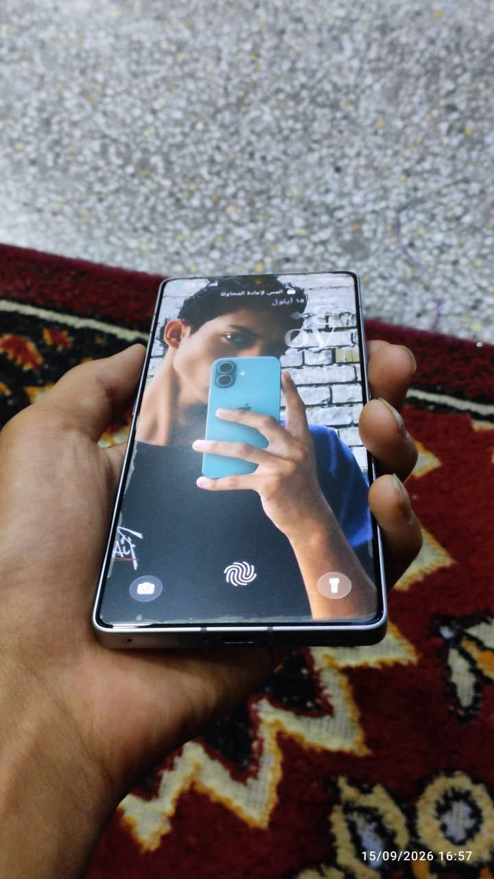 بيع او مراوس حسب القناعه شعندك نزل
Infinix NOTE 50 Pro+ 5G
انفنكس نوت 50 برو بلص 5G

🛑ذاكره 256 _/ رام 12+12

🛑الجهاز كمواصفات غني عن التعريف 

🛑معالج /دايمنستي 8350 التميت _120 ببجي

🛑زوم _/100 X

🛑نضافته 100%  

🛑بطاريه 100%

بدون ملحقات
الجهاز مكفول من فتح وتصليح وتبديل 

سعر الجديد 540

.سعره460🔥🔥
مكاني بغداد العبيدي

نص مكتوب في الصور:
- 15/09/2026 16:57