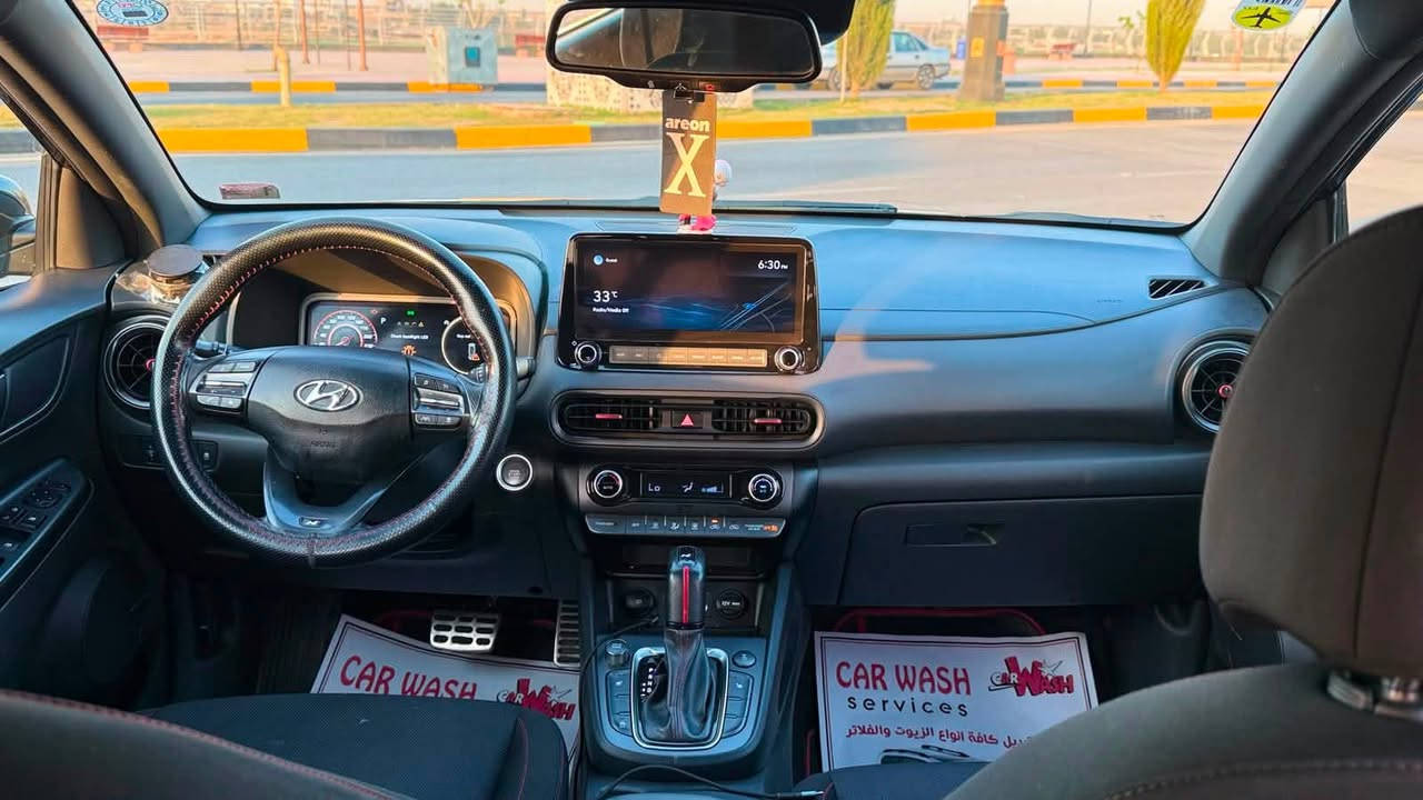 Hyundai kona nline 2022
هيونداي كونا ان لاين صاروغ
موديل 2022  مواصفات1على1
قطعة وحدة صبغ
مواصفات
harman kardon سماعات
محرك 1600توربو , 200🐎
عداد شاشة الكتروني متغير 
دبل اكسل
قيادة 3 مودات (سبورت نورمال سمارت)
رادار امامي خلفي
كامرات
لايتات ليد
سيارة بس بيه بونيد صبغ
شبر جاملغ تكحيل
ايرباك ستيرن تاك
كير محرك مكفول
كابون بيها شرط التحويط
السعر 148 وبيها مجال
***********

