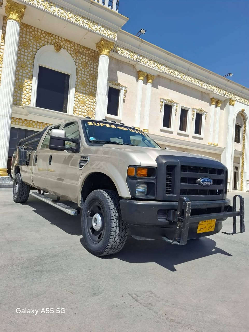 سلام عليكم من رخصة الادمن
فورد F350 موديل 2008V10 بانزين
السياره جاهزه ومابيها أي نقص
كفاله قطره صبغ مابيها فقط البدي مالتها بي صبغ
سياره تبريد تفئه كله شغال كهربايات كشافات بل دعاميه وفوك القماره كله شغال ملاحظة السياره تحويل مباشر تستلم جاهز سنويه ورقام جديه بسمك عنوان اربيل فقط واتس اب *********** سعر 80$وبيها مجال
