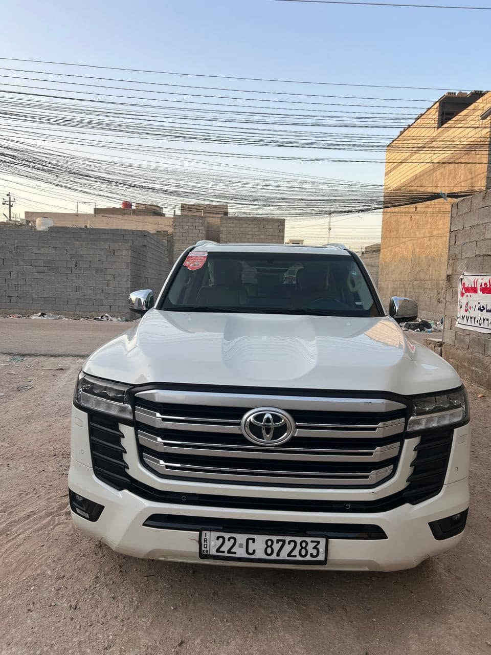 السلام عليكم  اخوان
تيوتا لاندكروز  Gxr ساز ام الضمان اصل
موديل 2023  وضع الشركة استخدام شخصي
السيارة جديدة كلش وكل صيانته بشركة ساز
رقم اربيل باسمي تحويل مباشر
السعر(  625  )ورقه وبي مجال بسيط

ماشيه(  77  )  الف حقيقي شرط الفحص جديده وضع شركه مابيه كل نقص بلعافيه عل ياخذه 
السياره  كفالة عامه من الصبغ والبارد والتبديل
بيه رصعتين متبين اله تركز بيهن 
وتكحيل بسيط  

المواصفات / فول ✅
كشنات جلد
تطبيق ٣ شاشات
شاحن لاسلكي  
حساسات امامي خلفي 
تبريد كشنات 
جنط كهرباء 
كشنات كهرباء 
سلايد
بصمة تشغيل 
بصمة ابواب ،، وبقية المواصفات معروفه
السياره جديده وكل نقص مابيه وضع شركه
 
مكانه كربلاء ***********
