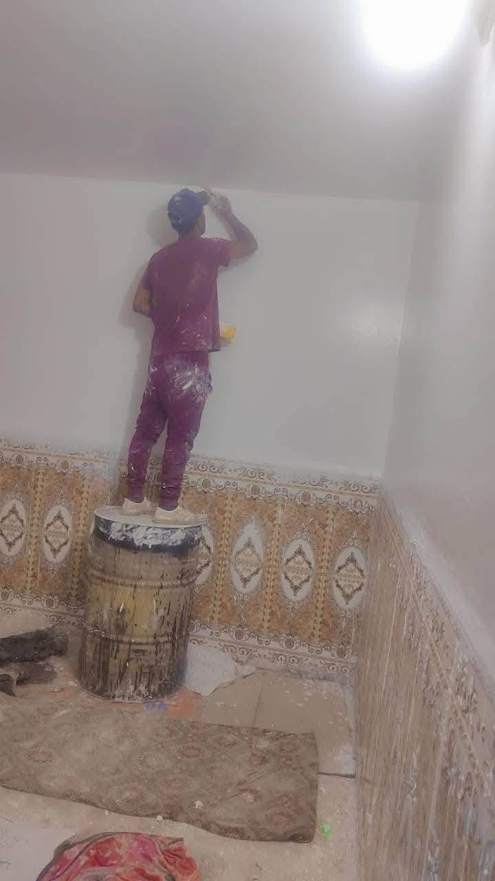 كادر 🏠صباغ  عام و ترميم بيوت  ومعالجة رطوبه وكافة انواع صبغ *********** تواصل 📱بٱدارة  علي صباغ
