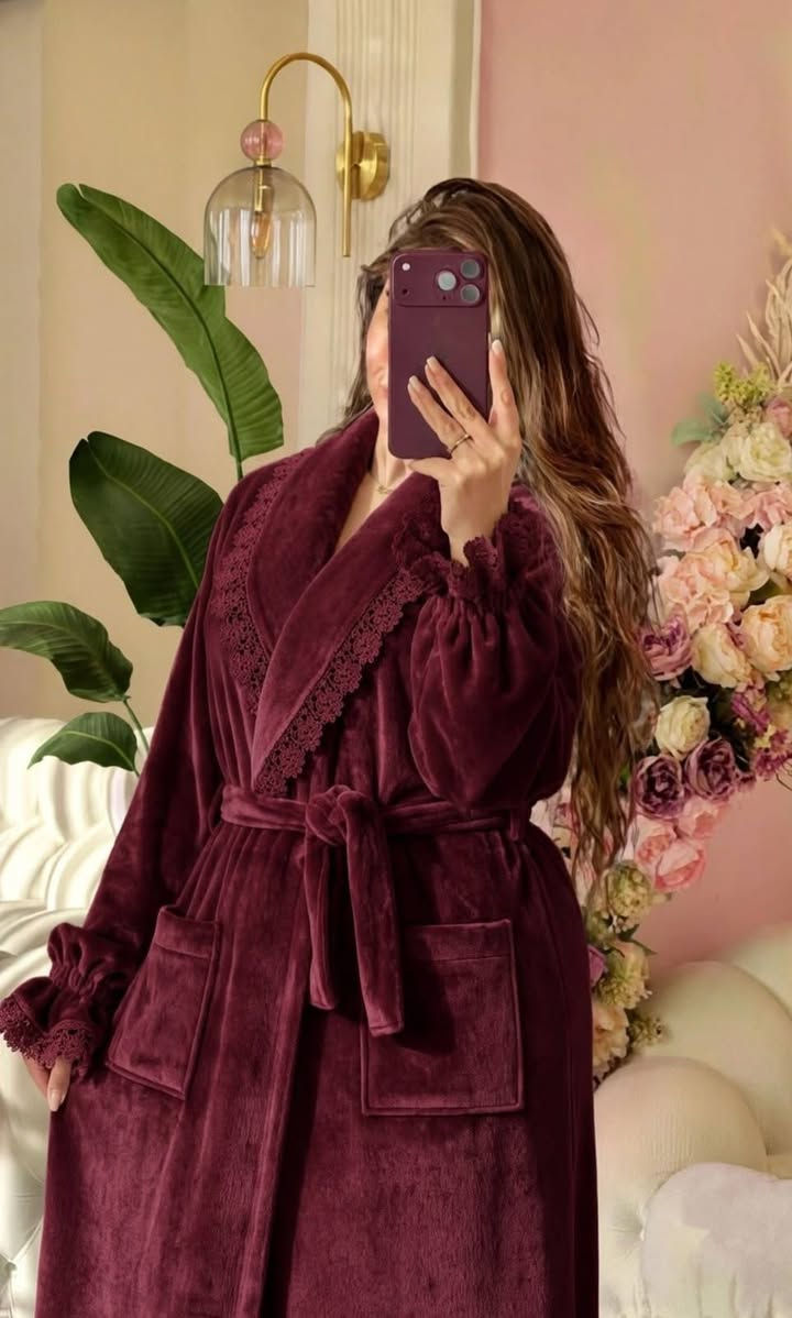 روب مخمل • اورجنال • مقاس L-3XL