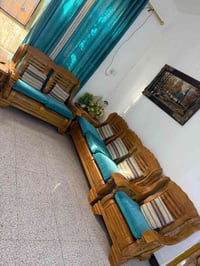 كنب ٧ مقاعد • دوشك ١١٠×٢٠٠ • صوبات نفطية يابانية