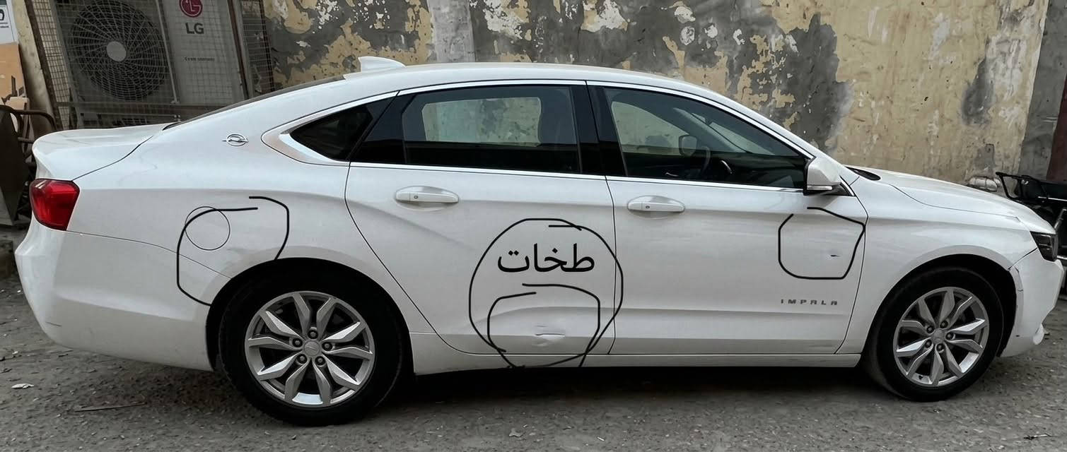 امبالا LT • ماشيه ١٦٠الف • طخات ودهان