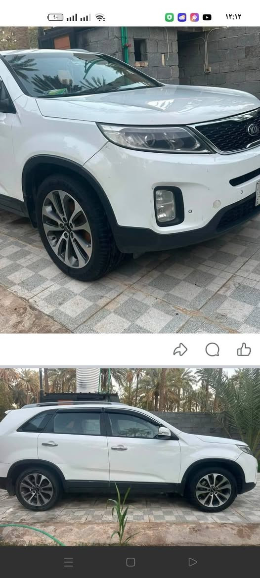 سورنتو مديل 14 رقم انكلزي محرك 2400سنويه 30 تنتهي مداور ثاني يوم عنوان السماوه سعر 130 وبيه مجال وباقي تفاصيل وات ساب ***********
