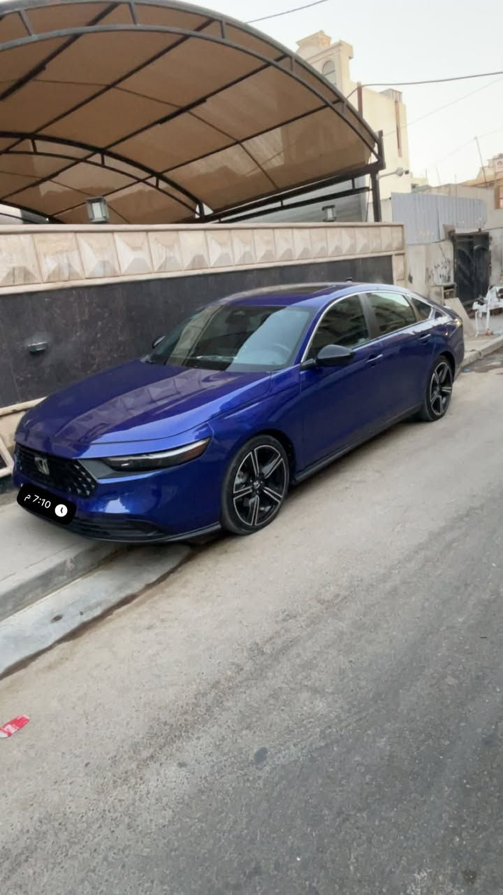 Honda  ACCORD ‎ SPORT 2025
📍السيارة موجوده في  بغداد 

هوندا اكورد سبورت هايبرد 2025 
اللون :ارزق    
الموديل : 2025 
المسافة المقطوعه mi 19
المحرك 2000cc هايبرد 

=======‎ 👇🏻👇🏻الاضافات فل كامل ======       

‎• فتحه سقف كرستال 3 حركات
‎• بطارية ليثيوم
شاشه كبيره نفكيشن 
‎• كاميرا خلفية   
‎•كراسي مخملً  
‎• رادار امامي
‎• مانع تصادم
‎• محدد مسرب
‎• تصحيح مسار
‎• كاميرا امامية
‎• مثبت سرعة
‎• مانع انزلاق
‎• استيرنق متحرك
‎• تحكم طارة
‎• بصمة تشغيل
‎• بصمة أبواب
‎• دخول ذكي
‎• إنارة ترحيبية
‎• مري كهرباء
‎• غمازات عالمري
‎• حساسات تجاوز BSM
‎• نقطة عمياء 
‎• حساسات تجاوز عدد 2
‎• شاحن وايرلس 
‎• شاشة اعطال
‎• هندبريك كهرباء
‎• عداد ديجيتال
‎•ويل قساس 19
‎• اضوية امامية LED
‎• اضوية خلفية LED
‎• حساسات اضاءة
‎• إنارة امامية تلقائية Auto
‎• إضاءة امامية فل زنون LED 
حساسات خلفيه 
‎• حساسات دخول الإنفاق
‎• حساسات ضغط هواء الإطارات
‎• اضاءة فل زنون LED
‎• نظام صوتي مميز 
‎• أوامر صوتية

‎• نظام GPS + خرائط
‎• 3 أنظمة قيادة (,,)

بلوتوث
‎• مدخل USB + AUX 
رقم الهاتف *********** 
متواجد واتساب 

السعر 175 وبيه مجال للشراي
