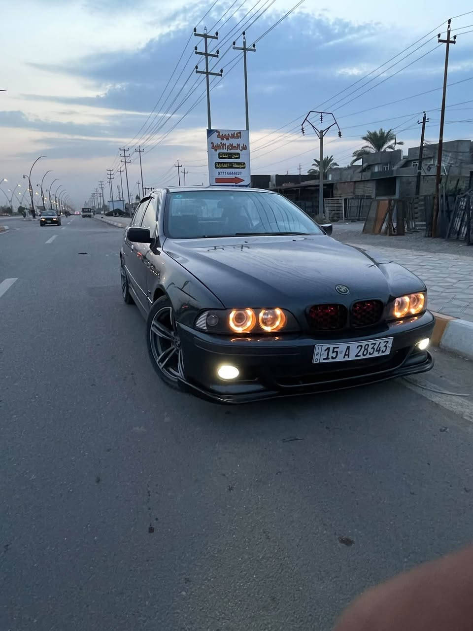 E39 528i • كت M كامل • حادث خلفي