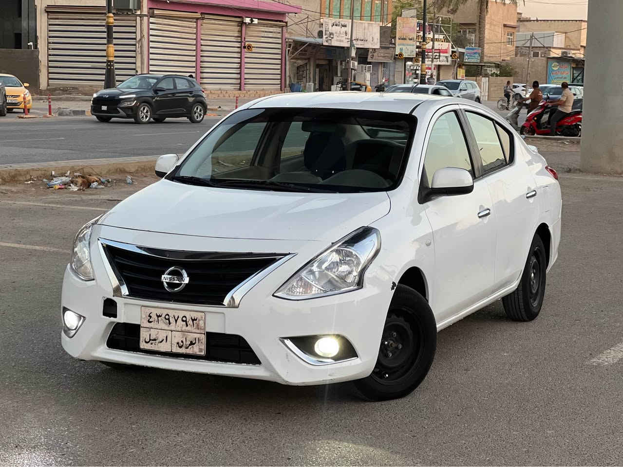 السلام عليكم 
صني هندي 2018    س 88$
رقم اربيل تحويل او وكاله حاضر 
محرك كير حداديه تبريد كهربائيات كله جاهز 
بيه صبغ جاملغ وبنيد بدون وداخل اصبع وره الايت فقط 
سونار مرفق مع الصور مكاني بابل مركز المدينه 
*********** حلة, بابل
