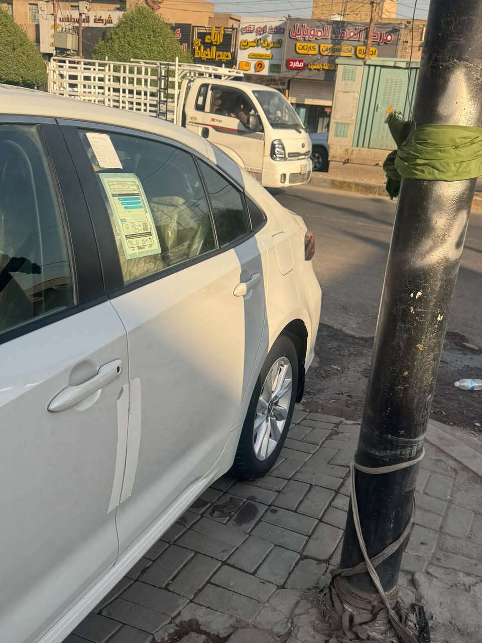 السلام عليكم كورلا ساز بانزين فقط موديل23
بيهه حالوب فقط 
سياره ماشيه 38
سياره فول مواصفات

فتحه 

بصمه 

شاشه كار بلي 

حساس امامي 

حساس خلفي

اي استفسار اتصال***********
مكانهه بلديات
السعر165 وييهه مجال
