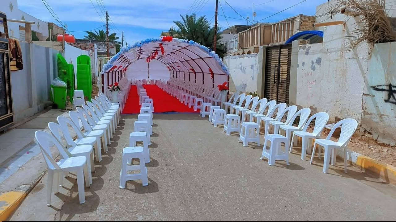 يا الله
محلات سيد قاسم الغرابي للطبخ

جادر اعراس ابيض 
معه كادر متخصص بنصب الجوادر  معه نقل وبسعار مناسبه 
في جميع المناسبات غراض كل جديد 
  الحجز
سيد حسين ***********
سيد حسن***********
ومن الله التوفيق
