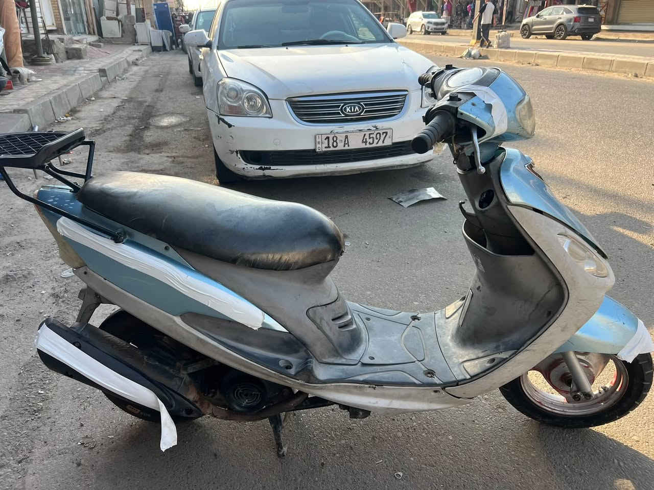 سلام عليكم دراجه ماكس منغولي للبيع 50 مفتوحه شغاله من الطول لطول نكره سلف وهندر سعر 450 وبيها مجال ناصريه مركز ***********
