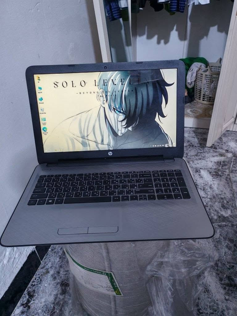 لابتوب Hp notebook 
حجم 15.6 كبير + شكل  مميز 
 cori3 gel5
جيل خامس
RAM4 DDR3
HARD 512 HHD
يجي كارتين شاشه 
كارت شاشه خارجي AMD Radeon (TM) R5 M330 حجم 2G
كارت شاشه داخلي intel حجم 2G
كييور عربي إنكليزي  
مكاني بغداد توصيل موجود 
سعررر 110 جوه سوك 
رقم ***********

نص مكتوب في الصور:
- About
- Your PC is monitored and protected.
- See details in Windows Security
- Device specifications
- Device name DESKTOP-VOA9MT7
- Processor Intel(R) Core(TM) i3-5005U CPU @ 2.00GHz 2.00 GHz
- Installed RAM 4.00 GB
- Device ID FC5A127C-1CAD-4380-8324-F6FEB2C78E62
- Product ID 00330-80000-00000-AA161
- System type 64-bit operating system, x64-based processor
- Pen and touch No pen or touch input is available for this display
- Copy
- Rename this PC
- Windows specifications
- Edition Windows 10 Pro
- Version 22H2
- Installed on г·г·аг
- OS build 19045.2006
- DirectX Diagnostic Tool
- System Display Render Sound Input
- Device
- Name: AMD Radeon (TM) R5 M330
- Manufacturer: Advanced Micro Devices, Inc.
- Chip Type: AMD Radeon Graphics Processor (0x6660)
- DAC Type: Internal DAC(400MHz)
- Device Type: Render-Only Display Device
- Approx. Total Memory: 4047 MB
- Display Memory (VRAM): 2039 MB
- Shared Memory: 2008 MB
- DirectX Features
- DirectDraw Acceleration: Enabled
- Direct3D Acceleration: Enabled
- AGP Texture Acceleration: Enabled
- Notes
- No problems found.
- Help
- Next Page
- Processes Performance App history Startup Users Details Se CPU 1% 0.79 GHz Memory 2.4/3.9 GB (62%) Disk 0 (C: D: E:) HDD 0% Wi-Fi Wi-Fi S: 0 R: 0 Kbps GPU 0 Intel(R) HD Graphi... 0% GPU 1 AMD Radeon (TM)... 0% (47 °C) GPU 3D Video Decode Shared GPU memory usage Utilization 0% GPU Memory 0.1/2.0 GB Fewer details Open Resource Monitor
