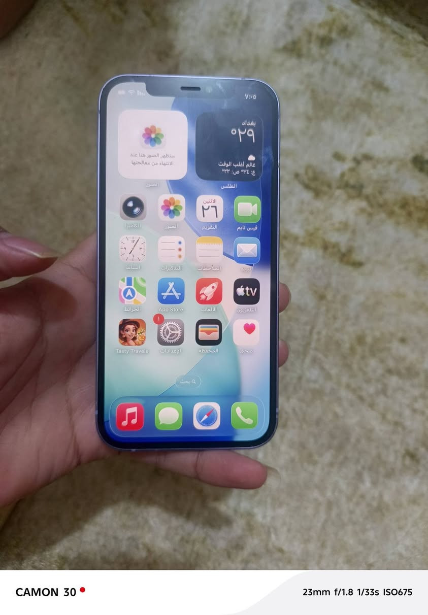 آيفون ١٢ • ذاكرة ١٢٨ • بطارية ٨٨٪