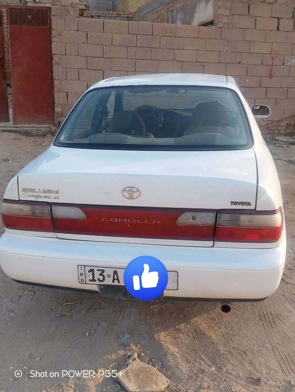 مكلف بلنشر
السلام عليكم 

كورلا موديل1992 مكفوله كص وعيب شرعي ونقل جثه مكينه وكير 1800 جاهزه كهربائيات تخم تاير حداديه 

السعر 50 وبيها مجال 

مكان ذي قار قضاء النصر /رقم (***********)

نص مكتوب في الصور:
- Shot on POWER P55+