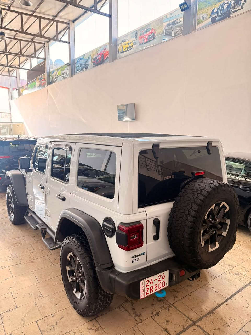 2024 JEEP WRANGLER, RUBICON 4XE
السيارة بدون صبغ 
سقف بانوراما 
ماشية / 28.000mi
السعر / 35.000$
الهاتف / ***********
رقم الشاصي موجود ويا الصور
