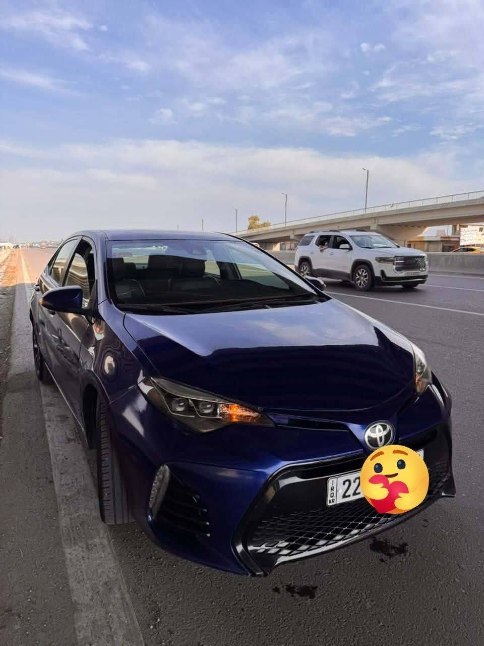 كورلا ٢٠١٨ امريكي سيارة جاهزة من كلشي ماشية ٦٠ ميل جديدة وحلوة رقم اربيل شمالي مجددة تحويل او وكالة معروضة ب١١٥ وبيها مجال بيع مستعجل ***********حادثها جاملغ وبنيد من امريكا  او بالعراق بيها جاملغ خلفي وباب اثر شخط
