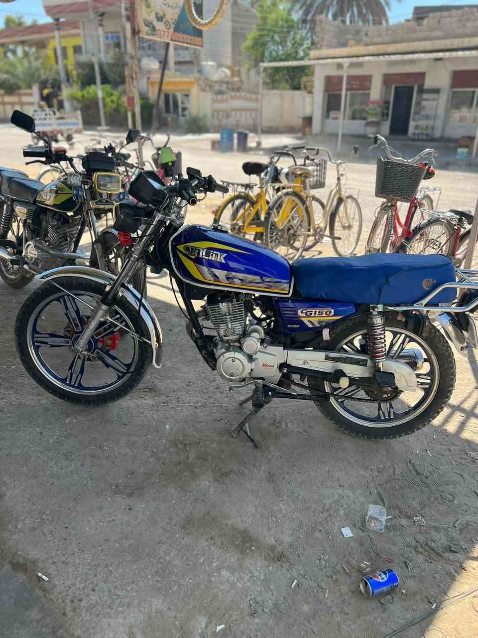 سونك موديل 23 للبيع دراجه كامله مكمله اي نقص ماكو ما متعوبه كهربائيات كله شغال اوراق موجودة لسعر 575او بيه مجال للشرايه لمكان شهربان لرقم ***********
