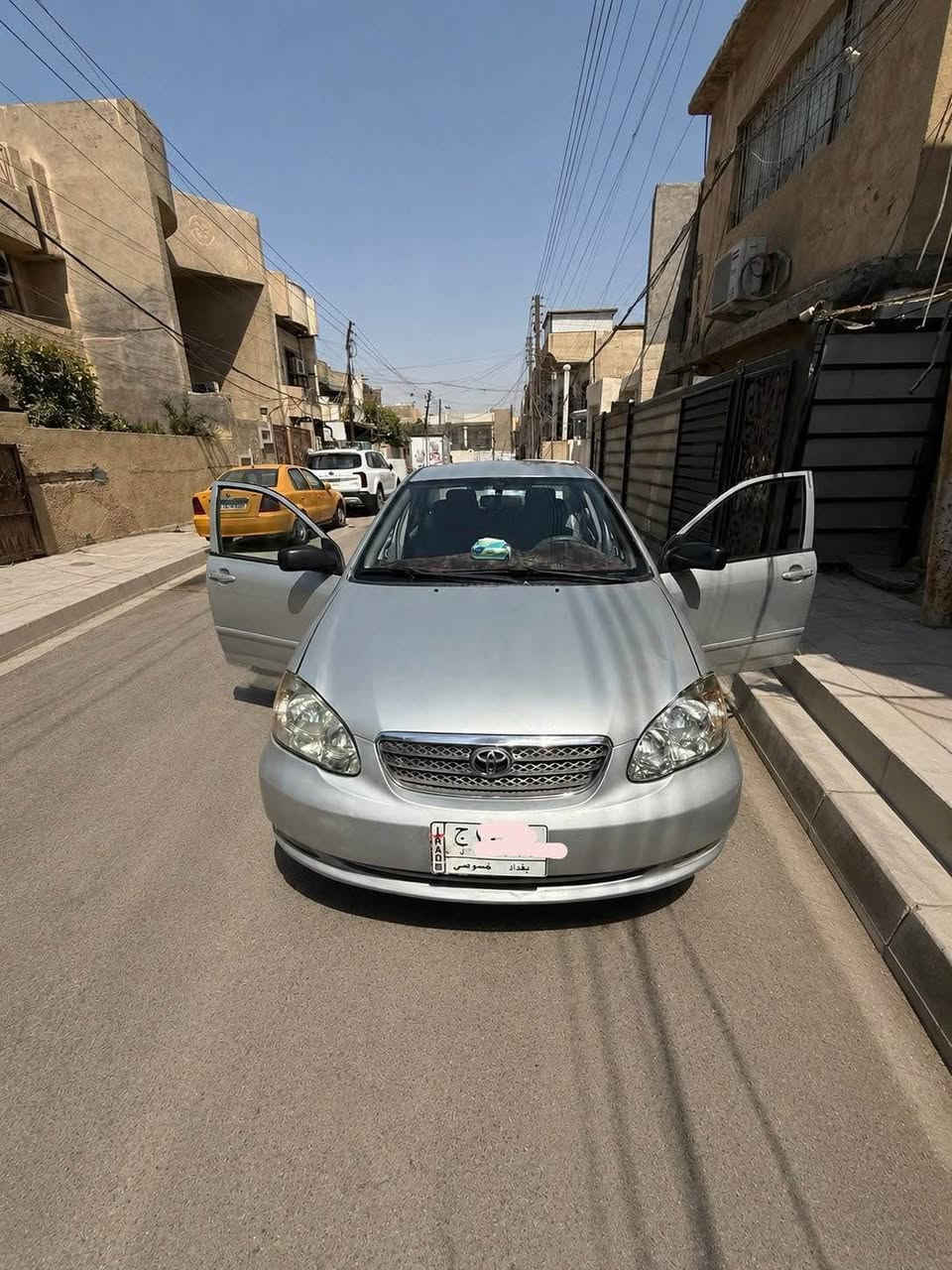 كورلا ٢٠٠٨ للبيع مصبوغه اثر جراد للبيع  للاتصال *********** جاهزه كير محرك تبريد ثلج السعر ٦٥ وبيها مجال بيها ضربة خلفيه بغداد, العراق

نص مكتوب في الصور:
- iQ CARS