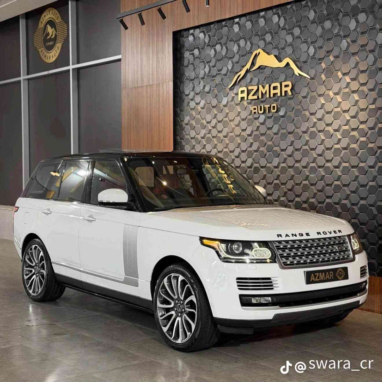 السلام عليكم للبيع رانج موديل 2014 مكفولة وجديدة لوك وكاملة وفول مواصفات للاستفسار ***********
السعر 265

نص مكتوب في الصور:
- @swara_cr