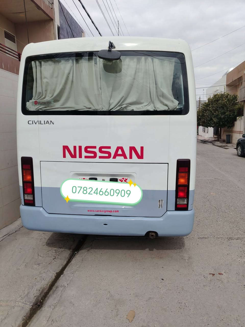 نيسان كوستر ٢٠١٤ • ماشيه ١٨٠ • بنزين وغاز إيطالي