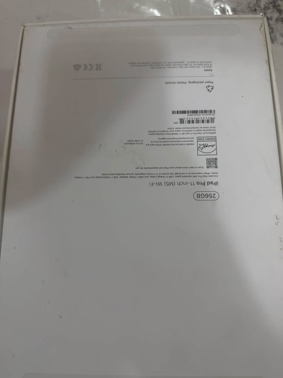 ايباد 11اخر اصدر M5بطاريه 93ذاكره 256شراي تصل او خاص
***********
