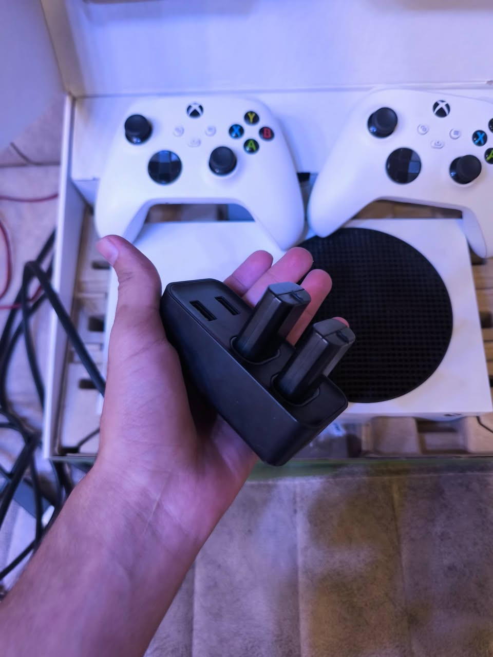 Xbox Series S سعر 450 الف
جهاز  بحاله جدا نضيفه كامل ملحقات بدون نقص 
وزياده على ذالك  جويستك ثانيه  + بطاريات وشاحنهن 
ويرات كيبل HD فيشه الكهرباء كله موجود با صور كارتونه  بحاله جدا نضيفه سبب البيع طالب سادس 🥲
الرقم لل استفسار ***********
مكان...... بصره....... قضاء المدينه

