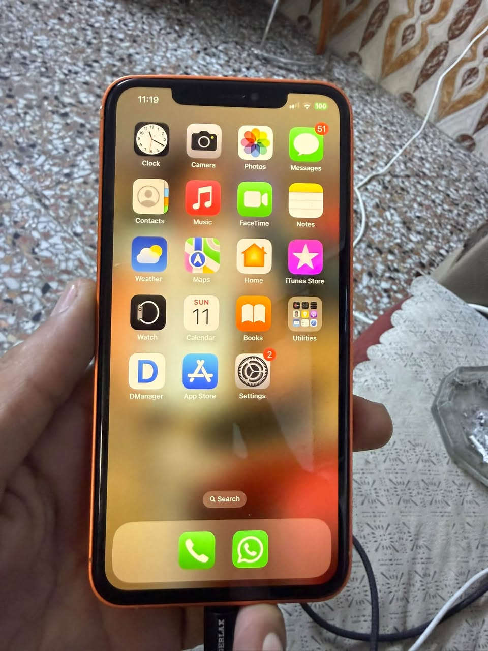 ايفون اكس ماكس • ٢٥٦ • بطاريه ١٠٠