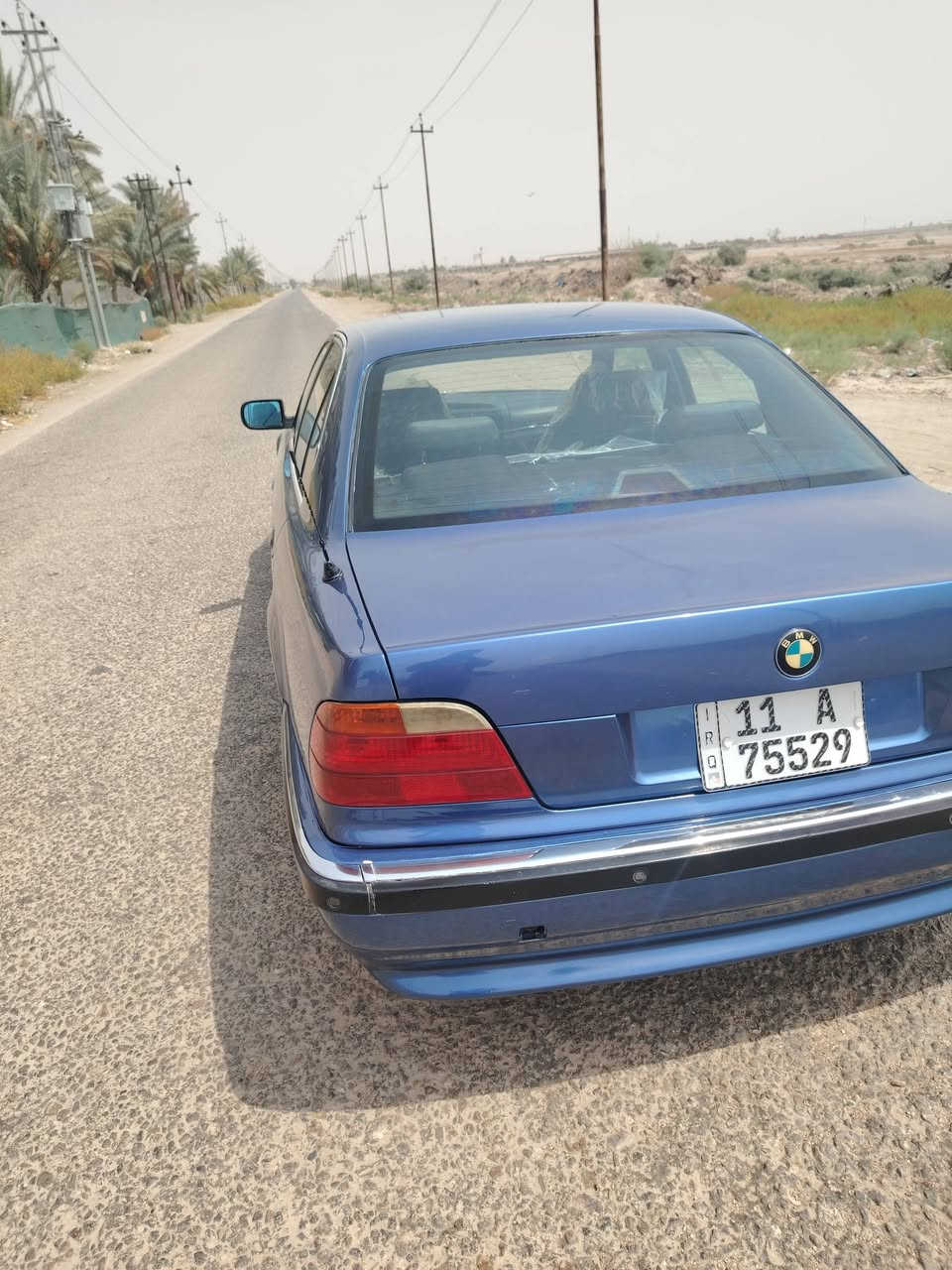 سلام عليكم
من رخصت صاحب الكروب

بي ام خفاش مديل ٩٥ مكينه ٣٠ اصل بليه وسنويه

سياره بسمي مشروع وطني هسه جديده 

كير ومكينه شرط حاويه

مصبوغه عام جماليه فقط بدون اي طخه او ضرر

كشنات جلد اسود  سياره فتحه

وياله وتايرات جدد

سياره احله من صور تجي وشوف

ترهم مراوس وترهم بيع رايده ب 65 ورقه

مراوس فقط بنضيف

مكان سياره ديوانيه مركز

رقم تليفون ***********
