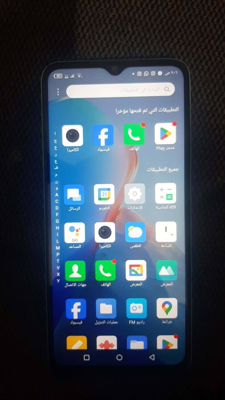 جهاز Infinix SMART 7 HD
جهاز نضيف 

ذاكره 64 

سعره 80

بكاني مدينه الصدر
***********

نص مكتوب في الصور:
- هاتفي -> XOS استنادًا إلى Android V12.0.0 الطراز Infinix X6516 اسم الجهاز Infinix SMART 7 HD وحدة المعالجة المركزية Unisoc SC9863A1 إصدار Android 12 الكاميرا الخلفية 8M DUAL Camera الكاميرا الأمامية 5M ROM 64.00 GB RAM 2.00 GB + 2.00 GB قابلة للتوسيع 2 GB