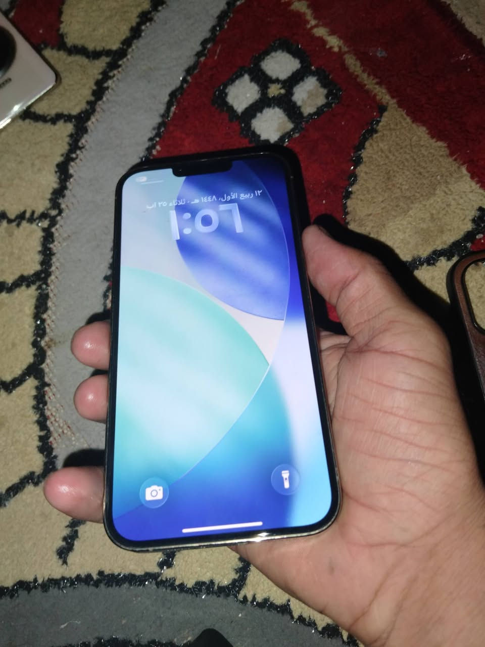 ايفون 13 برو ماكس
جهاز نضيف جدا ما مستخدم هواي مشحون 500 مره ذاكره 256 بطارية 85 

السعر 750 وبي مجال ***********
