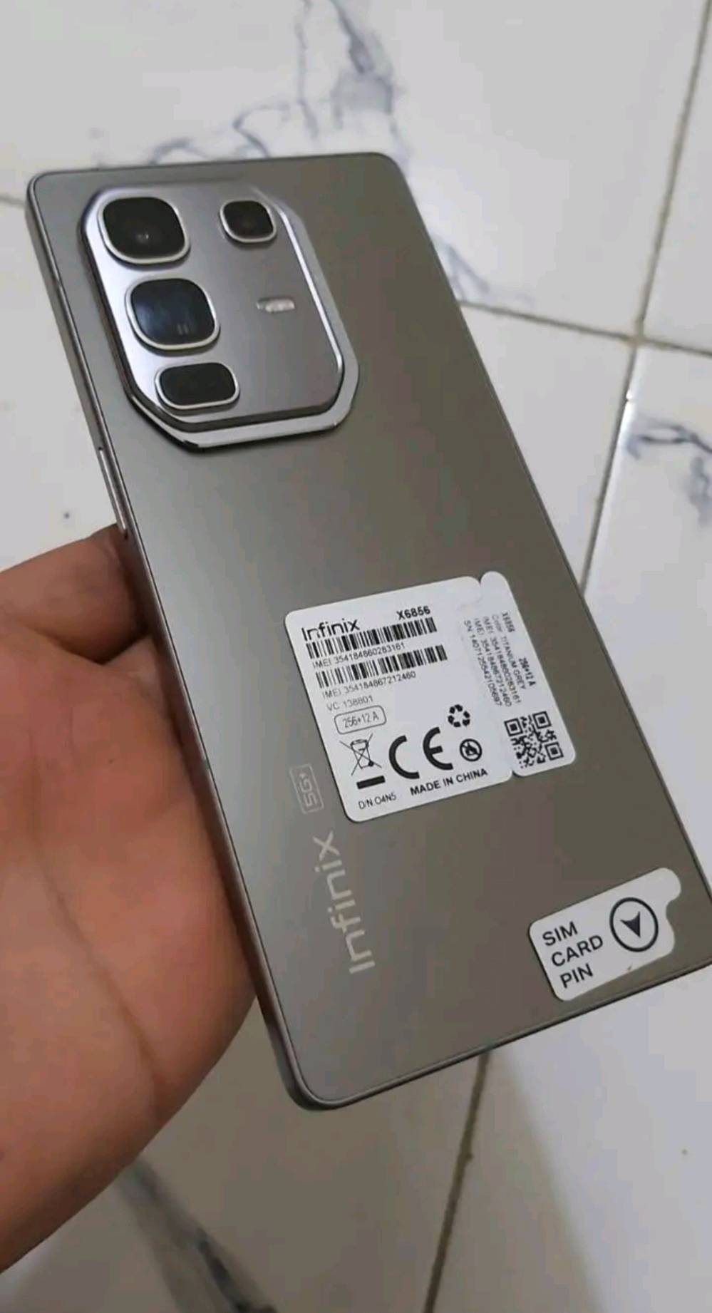 انفنكس نوت 50 برو بلاص
الجهاز نضيف  100% ملحقاته كارتونه و
شاحن لاسلكي وكيبل فقط
رام 24   ذاكره 256
السعر 400
تواصل خاص
بغداد