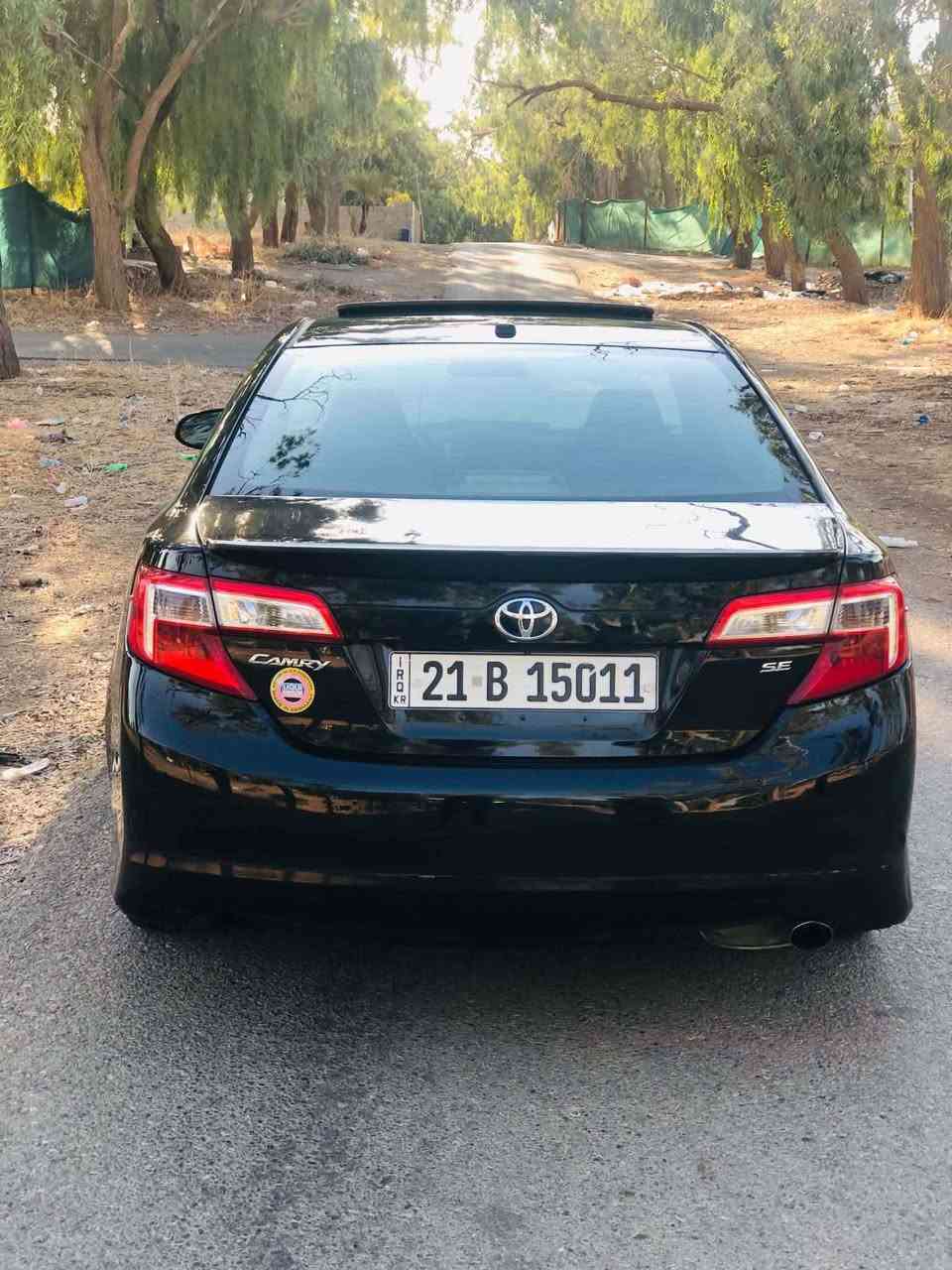 تویتا کامری مودێل 2012  ڕەشی قەتران  فول فول مواسفات  سەیارەکە نمونە لە  جوانی

 سێ پارچەو نیو بۆیاغ بێ دەعم تەنها لەسەر جوانی کاڵبونەوە و سەیارەکە  ساردو قەپ و قۆپی  هیچ نییە نمونە  لە  جوانی

ڕەقەم و سەنەوی  تازەیە تا 2030 بەناوی خۆمە تحویل وکالە  بەشەرت

گێڕ و مەکینەو کارەبایی و تەقەو ڕەقە بەشەرت   تەبریید سارد لەسەر سویچ 
سعری  تەنها 110$وەرەقە ژ.م *********** ڤایبەر و واتساپ لەسەرە السليمانية, العراق
