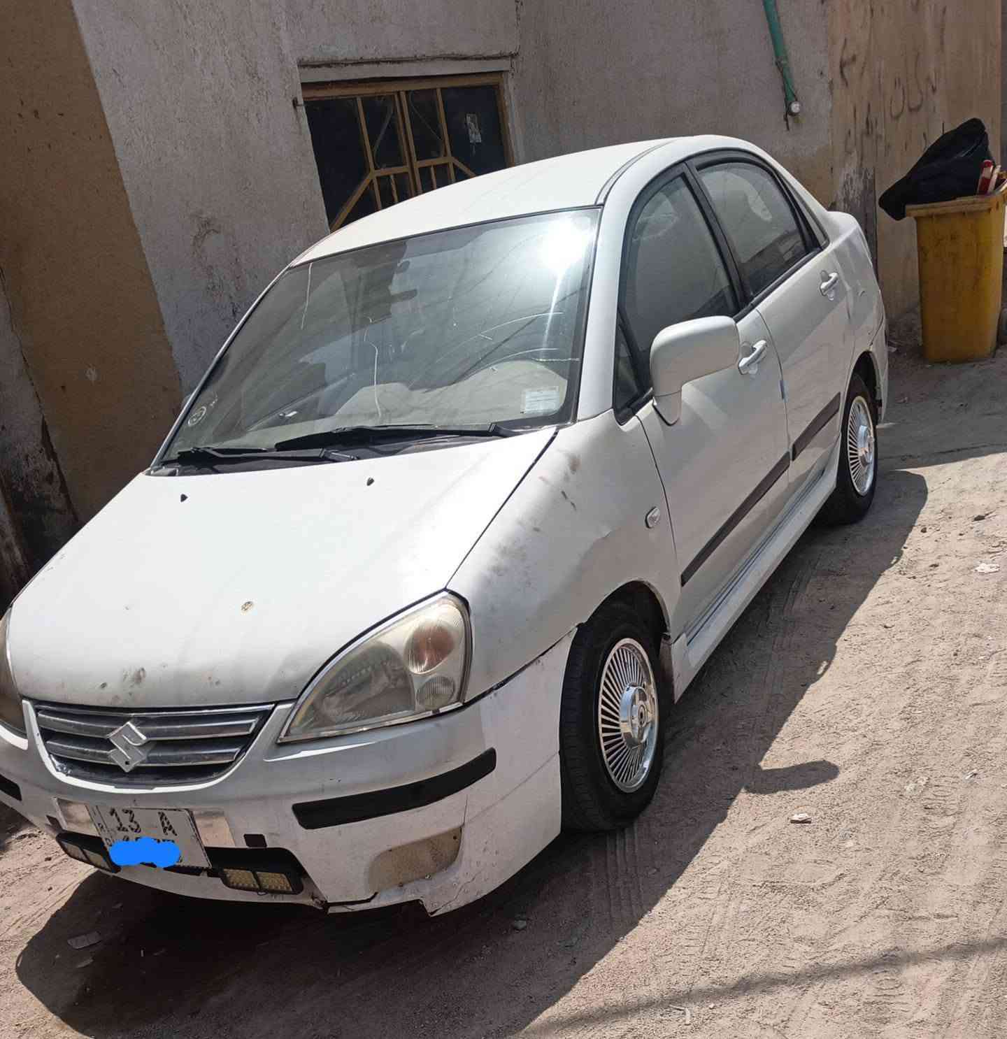 سيارة سازوكي ليانا للبيع موديل 2005 رقم ميسان نكليزي سنوية جديدة لحد 2031 مكفوله من ضربة بيها مداكر الاماميات صبغ فقط جاهزة من كلشي حدادية جديدة ومكينة وكير بلاد ياباني بيها نقص تبريد وحساس ايرفلوا هوه وميزانية وبلنص فقط السعر 37 ورقة عنوان بصرة تنومة للاستفسار اكثر لاتصال على الرقم *********** وتساب او اتصال
