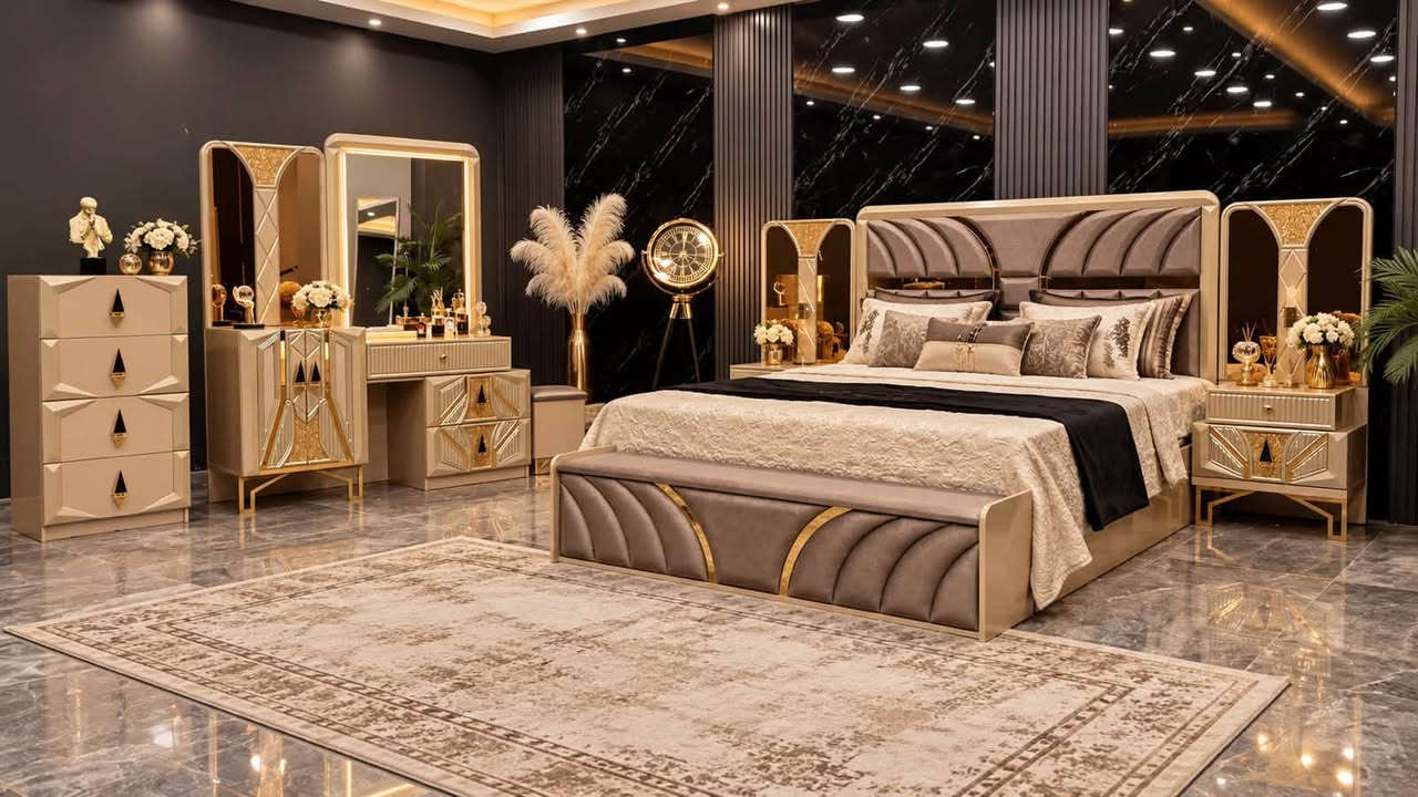 موديل بابل • ١٠ قطع • سرير مخزن جك