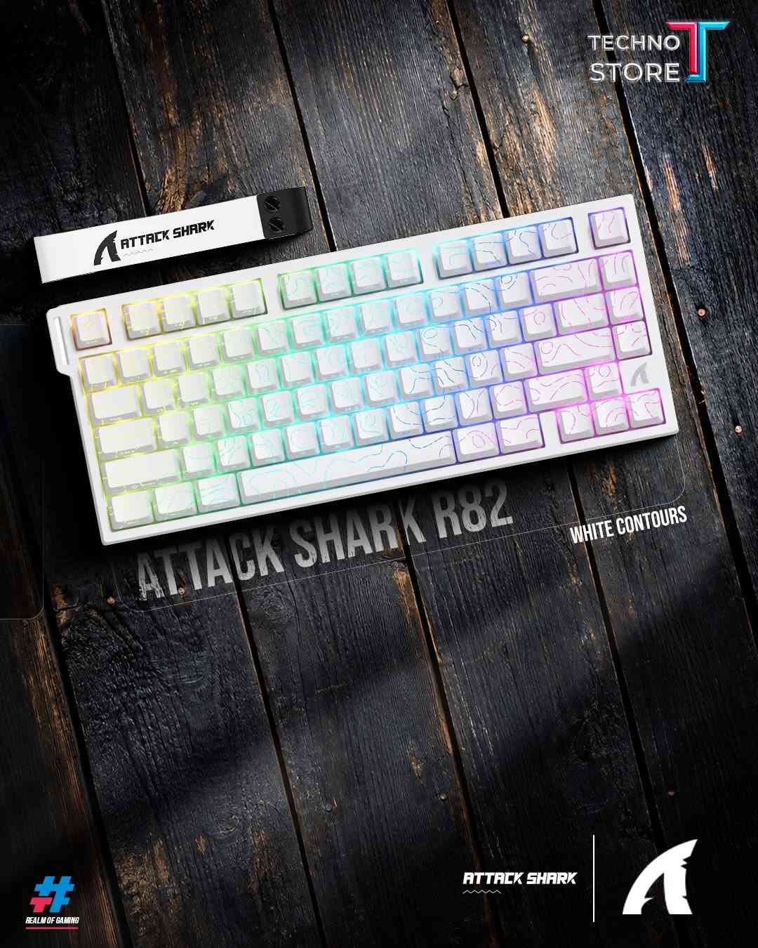 كيبوردات Attack Shark • استجابة عالية • توصيل بغداد