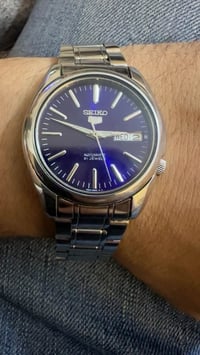 Seiko 5 أوتوماتيك كلشي موضح بالصور 75 الف مكاني بغداد الغدير 077119194...