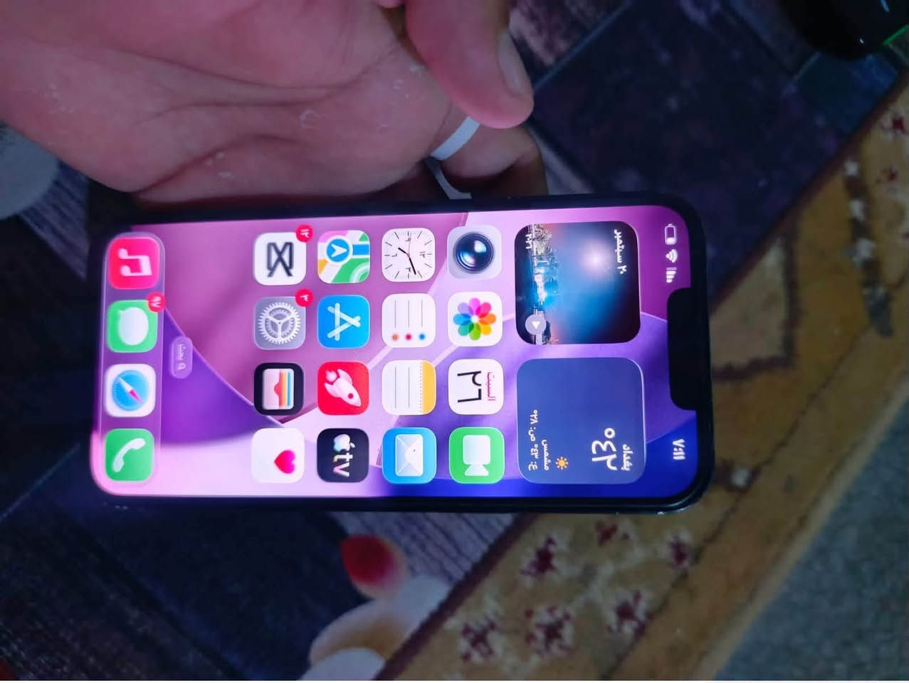 آيفون 14 عادي ذاكره 128 بطاريه 81 دبل سيم كارت الجهاز كله بلادي وتر بروف للبيع او مراوس ب١٣برو

نص مكتوب في الصور:
- CAMON 30 •
- 23mm f/1.8 1/20s ISO6409