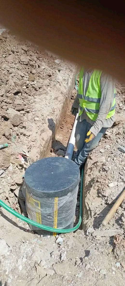 سلام عليكم خلفه تاسيس مجاري وسحب ما شقل درجه اولا ***********
