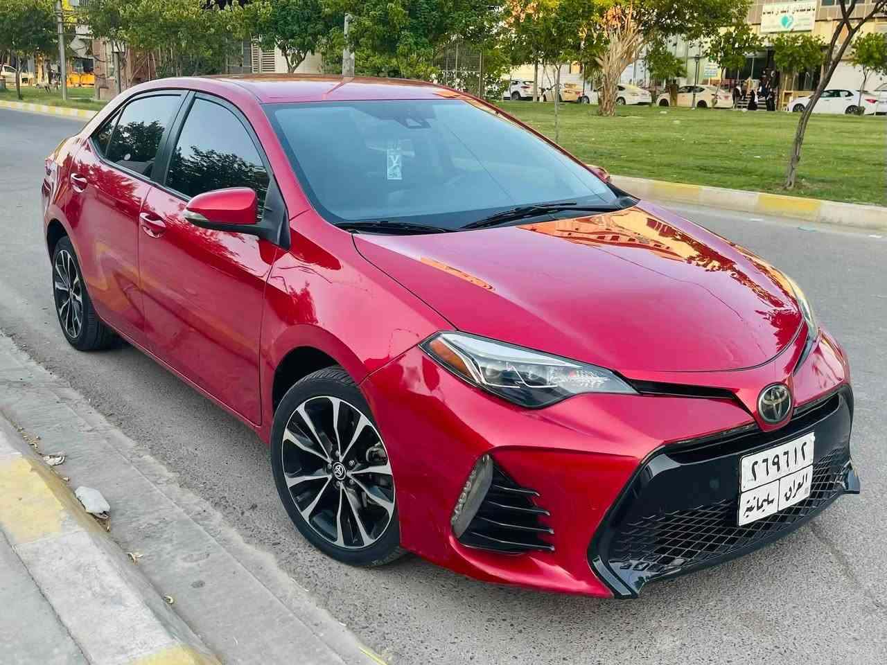 كورلا وارد أمريكي
موديل 2018 
فئه se
مواصفاته 
تحكمات 
كشن جلد 
شاشه جبير 
شفتات استيرن 
ويل كب 
بعد مواصفاته معروفه 
ضرر جاملغ وباب ومكانين كارت ايرباك استيرن 
كير مكينه بشرط 
ماشي ٥٤ ميل 
عنوان ديالى خانقين 
سعره ١١٧ وبي مجال 
واي استفسار ***********
