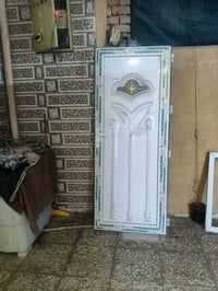 باب المنيوم تركي خت جديده بل جيس للبيع(سعر 100وبيه) مجال بصيط عنوان بغ...