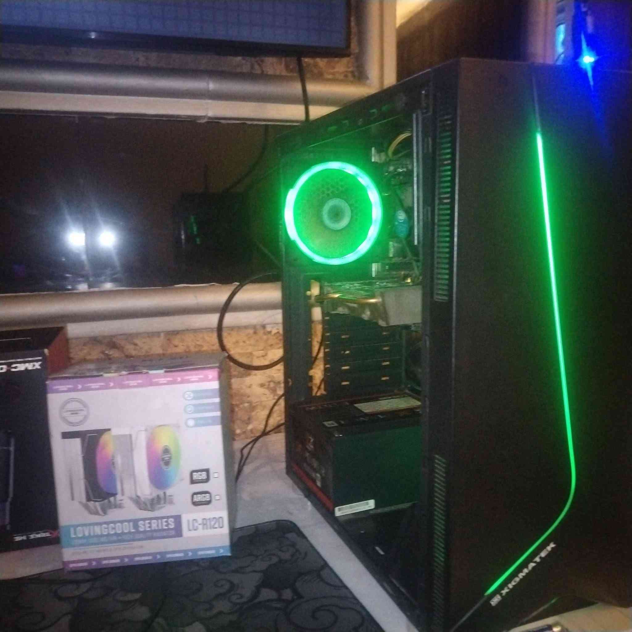 معالج: core i5 9400f جيل التاسع
السعر/70

رامات: 8gb ddr4 lexar
السعر/25

بورد: b360m gigabyte
السعر/50

تخزين:128 ssd
السعر/25

Hhd:1 تيرا
السعر/25

بور سبلاي:600w
السعر/ 35 

المروحه 500w 
السعر/ 25

الكس rgb 
سعر/ 35 

الاسعار قفل من الاخير مكاني بغداد غزاليه عندي توصيل ***********
اذا كلهن 260 قفلللللللل
