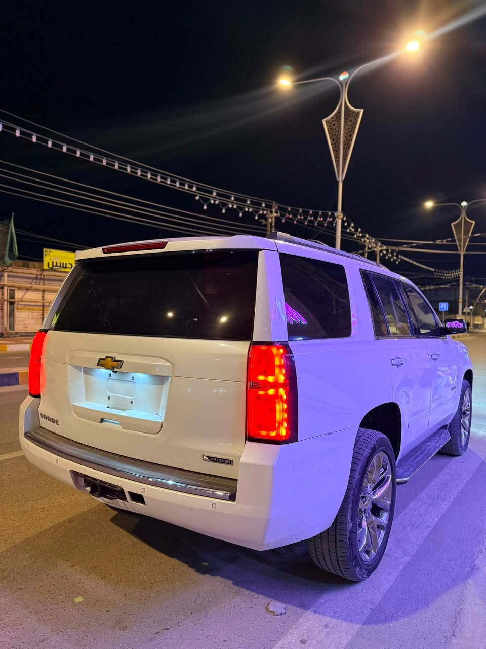 Tahoe Premier🇺🇸🤍     2017 
🛑لـلبيع دخول جديد ڪتاب ضباط📚

مرقم بغداد ب اسمي مداور ثاني يوم 🛑

السعر ✅ 330 ورقة وبية مجال بسيط 

مواصفات البريمير 1/1 دواخل بيج + جوزي 

⛔️حادثة جاملغ السايق تعمير فقط 
⛔️بدون فتح وبدون تبديل + بارد بجنطة قليل
⛔️صور الحادث موجوده بلمنشور 

1- فتحة سقف 
2- ستيرن ڪهرباء + خزن ميموري
3- ڪشنات ڪهربائية تدفئة تبريد🧊
4- ڪشنات خلفية vip منفصل ڪهربائي
5- جنطة ڪهربائية + حساس اقدام للفتح والاقفال
6- شاشة ڪاربلي + اندرويد اوتو 
7- داتا شو عرض امام سائق + معلومات 
8-انضمة قيادة متعددة 
9- سيارة 2WD نضام دفع خلفي ثنائي
10- حساسات امامي خلفي + رادارات 
11- مري ڪهرباء ترحيب + نقط عمياء 
12- مثبت سرعة + الخروج عن المسار 
13- شاشة عرض وسط 
14- عداد ديجتال الكتروني 3 وضعيات
15- بصمة + تشغيل ؏ــن  بعد …
16-ويل بريمير حجم 22 

__________________________________🚏
📍 المكان ناصرية سوق الشيوخ 
📌 للأستفسار *********** هـ
