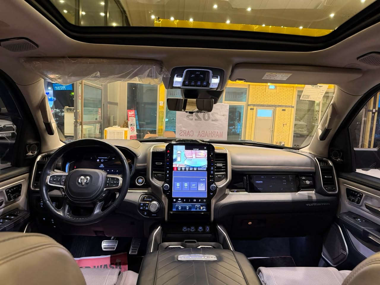 MARHABA CARS ERBIL
——————————
BRAND : RAM 1500 
CLASS : TUNGSTEN 
ENGINE : V6 - 3.0T  - 4x4
STATUE : CLEAN TITLE كلين تايتل
YEAR : 2025
PRICE : $$
COUNTER : 18,000 KM
IMPORTING : وارد خليجي شركة هارلم
ADRESS : Erbil , أربيل شارع ١٠٠م صف دائرة گمرگ
FOR IFORMATION CALL US :
MARHABA CARS 
 📞 : ***********

