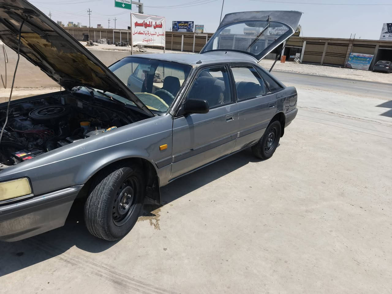 مازدا للبيع ٦٢٦ رقم ديالى مشروع وطني شرط التحويل سنويه منتهيه صار شهرين گير محرك شرط السعر ٢٦ وبي مجال قليل ***********
